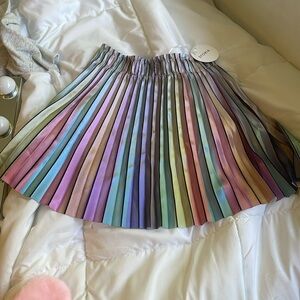 storia pastel rainbow skirt